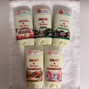 Set of 5 Old Spice Deodorant Variety Pack- Aluminum Free!